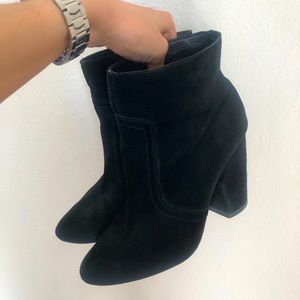 Black ankle boots